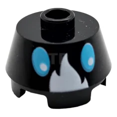 LEGO Cone 2 x 2 with Flame and Eyes Pattern