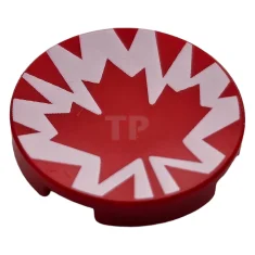 LEGO Tile 2 x 2 Round with Bottom O and Maple…