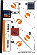 LEGO Autocollant pour l'ensemble 60226