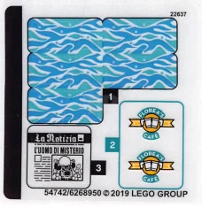 LEGO Sticker for Set 76129