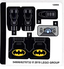 LEGO Sticker for Set 76118