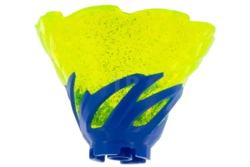 LEGO Tornado Spirale mit Glitzer Trans-Neon Grün Top Muster