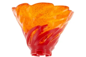 LEGO Tornado Spiral with trans-orange Funnel