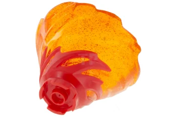 LEGO Tornado Spiral with trans-orange Funnel