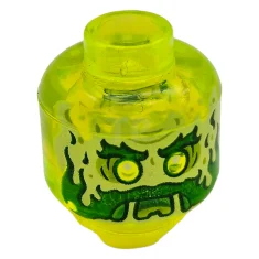 LEGO Kopf Minifigur mit Alien-Geist-Muster