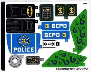 LEGO Autocollant pour l'ensemble 76120