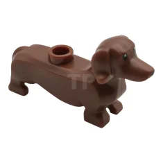 LEGO Dog Dachshund with Pattern
