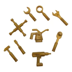 LEGO Figine, outils ustensiles, 9 dans le sac (Multipack)