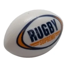 LEGO Sports Football / Rugby Ball with Dark Blue and Orange…