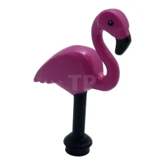 LEGO Uccello, fenicottero con corpo rosa scuro