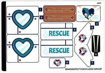 LEGO Sticker for set 41378