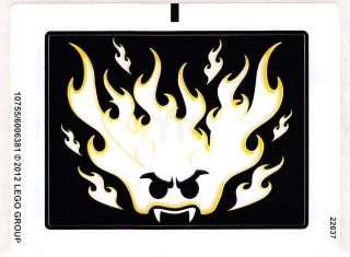 LEGO Sticker for Set 9464 (Glow In Dark Version)