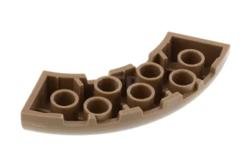 LEGO Dakpan Sferisch 5 x 5 x 1 Ronde hoek