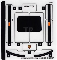 LEGO Sticker for Set 75895