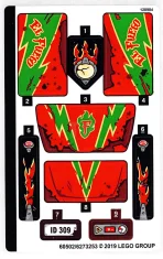 LEGO Sticker voor set 70421