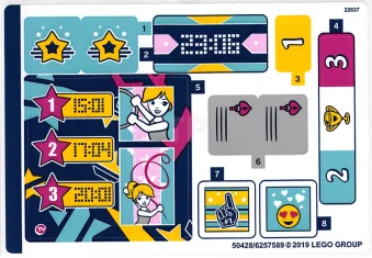 LEGO Sticker for Set 41372