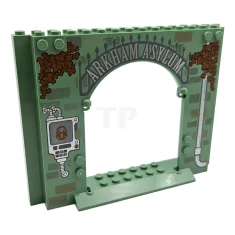 LEGO Panel 4 x 16 x 10 with Arch and "ARKHAM…