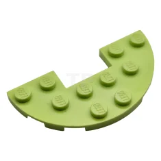 LEGO Plaque 3 x 6 demi-ronde avec découpe 1 x 2.