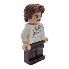 LEGO Han Solo, jambes brunes, cheveux ondulés