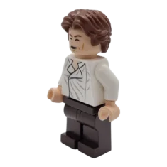 LEGO Han Solo, jambes brunes, cheveux ondulés