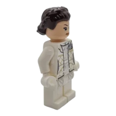 LEGO Princesse Leia (tenue Hoth blanche, sourire de travers)