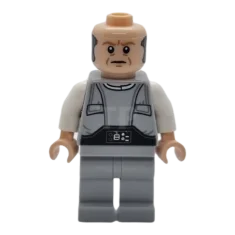 LEGO Lobot (tête en chair claire, sourcils orange foncé)