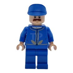 LEGO Garde Bespin - Tête en chair légère, bordure dorée détaillée,…