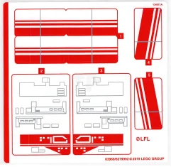LEGO Sticker for Set 75249