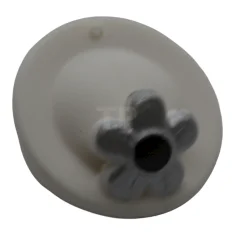 LEGO Minifigure, Hat with Pin Attachment, Pillbox Hat with Silver and…