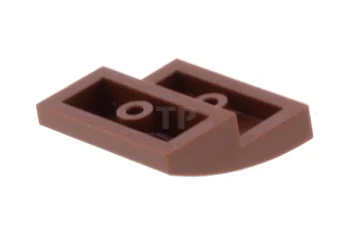 LEGO Pendenza 2 x 2 x 2/3 curvo con motivo "COSTRUISCI…