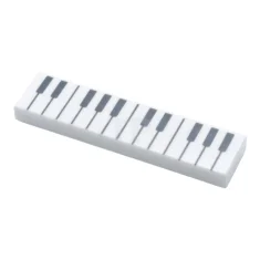 LEGO Fliese 1 x 4 mit Klaviertasten-Muster