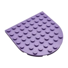 LEGO Plate, Round 8 x 8 Rounded End