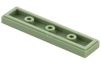 LEGO Tile 1 x 4 with Smile and White Teeth Pattern