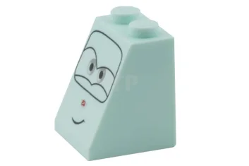 LEGO Slope 65° 2 x 2 x 2 with Eyes Pattern