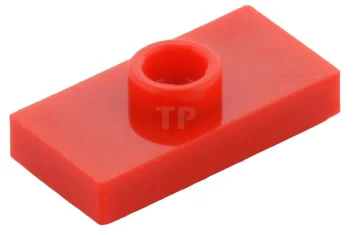 LEGO Plate, Modified 1 x 2 with 1 Stud with Groove…