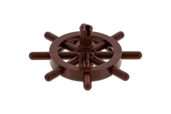 LEGO Boot scheepswiel met pin met gleuf