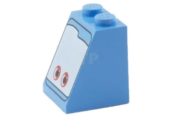 LEGO Pendenza 65° 2 x 2 x 2 con schema a…