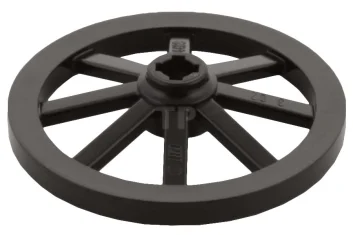 LEGO Chariot à roues grand 33mm D., trou encoché pour la…