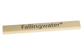 LEGO Tile 1 x 8 with 'Fallingwater' Pattern
