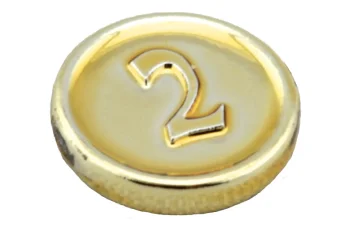 LEGO Minifig, Utensil Coin Type 3 with 2 Mark