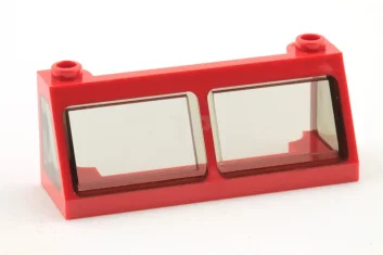 LEGO Pare-brise 2 x 6 x 2 Train avec verre trans-noir