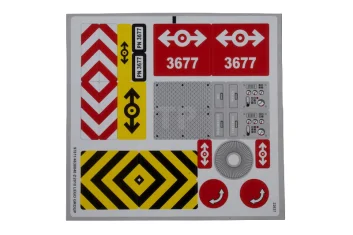 LEGO Autocollant pour l'ensemble 3677
