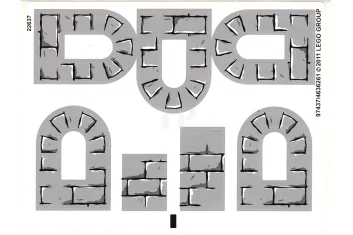 LEGO Adhesivo para Set 4183