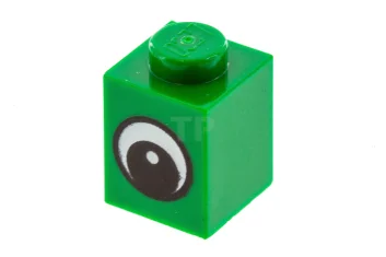 LEGO Ladrillo 1 x 1 con dibujo de ojo simple