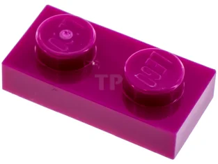 LEGO Placa 1 x 2