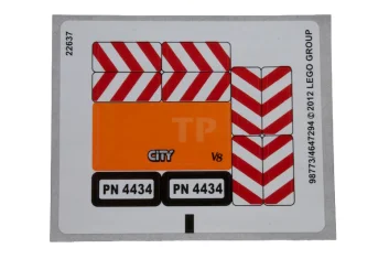 LEGO Autocollant pour l'ensemble 4434