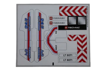 LEGO Sticker for Set 8071