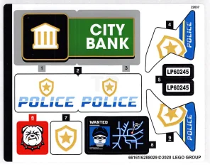 LEGO Autocollant pour l'ensemble 60245