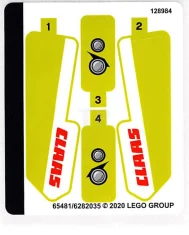 LEGO Sticker for Set 42102