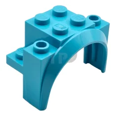 LEGO Vehicle, Mudguard 4 x 2 1/2 x 2 1/3 with…